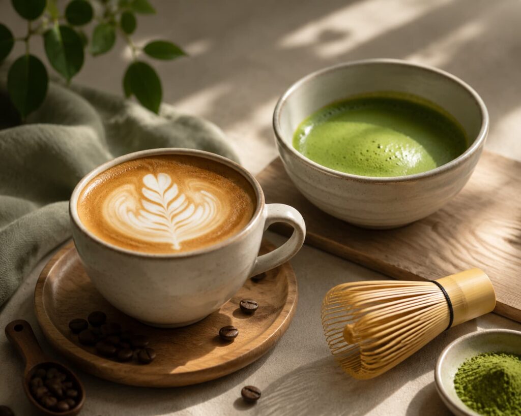 กาแฟดำ มัทฉะ